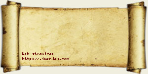 Anđa Jovanović vizit kartica